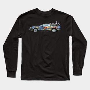 DragonCon Marriott Carpet BTTF Delorean Long Sleeve T-Shirt